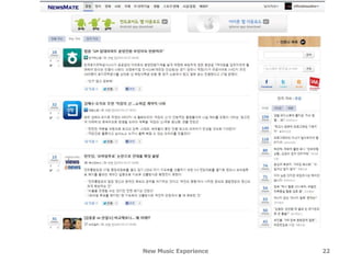 New Music Experience   22
 