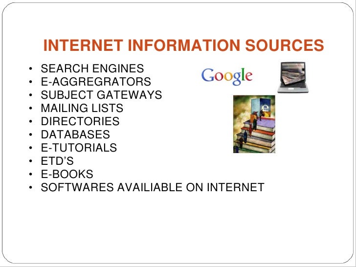 INFORMATION SOURCES