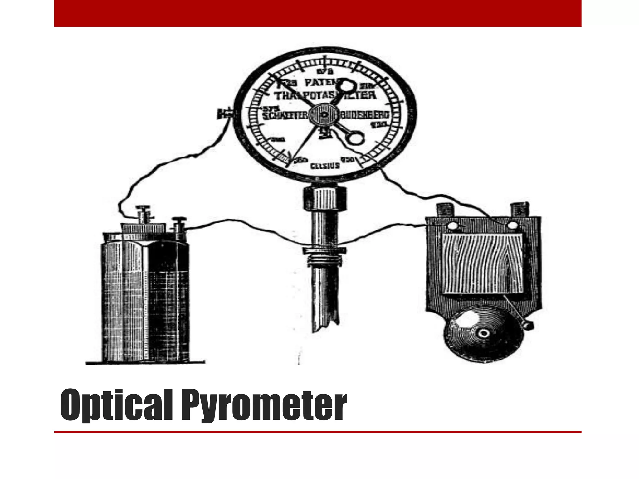 OPTICAL PYROMETER PPTX OPTICAL PYROMETER PPTX