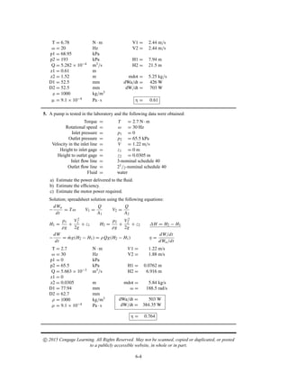 Design of Fluid Thermal Systems SI Edition 4th Edition Janna Solutions ...