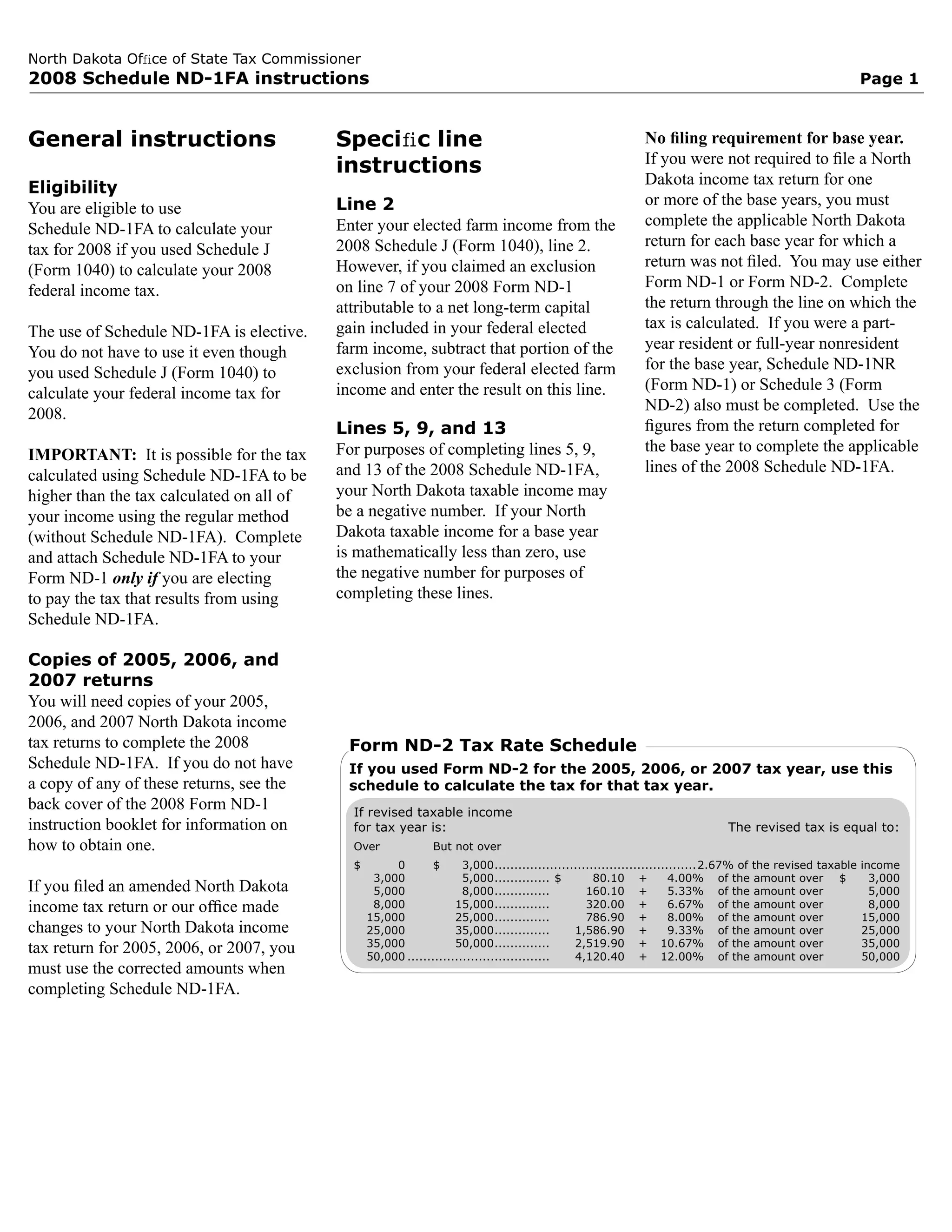 nd1fa-enabled nd.gov tax indincome forms 2008