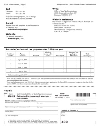 400-es-enabled nd.gov tax indincome forms 2008 | PDF
