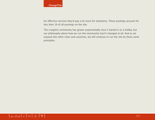 Why Craigslist Works, By Craig