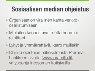 VERKKOIDENTITEETTI


    Ei-julkinen   Julkinen
  ammatillinen    ammatillinen

    Yksityinen    Julkinen
      henkilö- ...