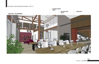Hub Oakland : Design Development Presentation : 03.01.13

                                                           RECLAIMED LIBRARY
                                                           LAMPS
                                                                               RECLAIMED WOOD    BARN DOORS
                                                                               TABLES
 QUIET SIDE - 2315 BROADWAY




                                                                                                                                 15
                                                                                                Hub Oakland + gardnerDESIGNlab
 