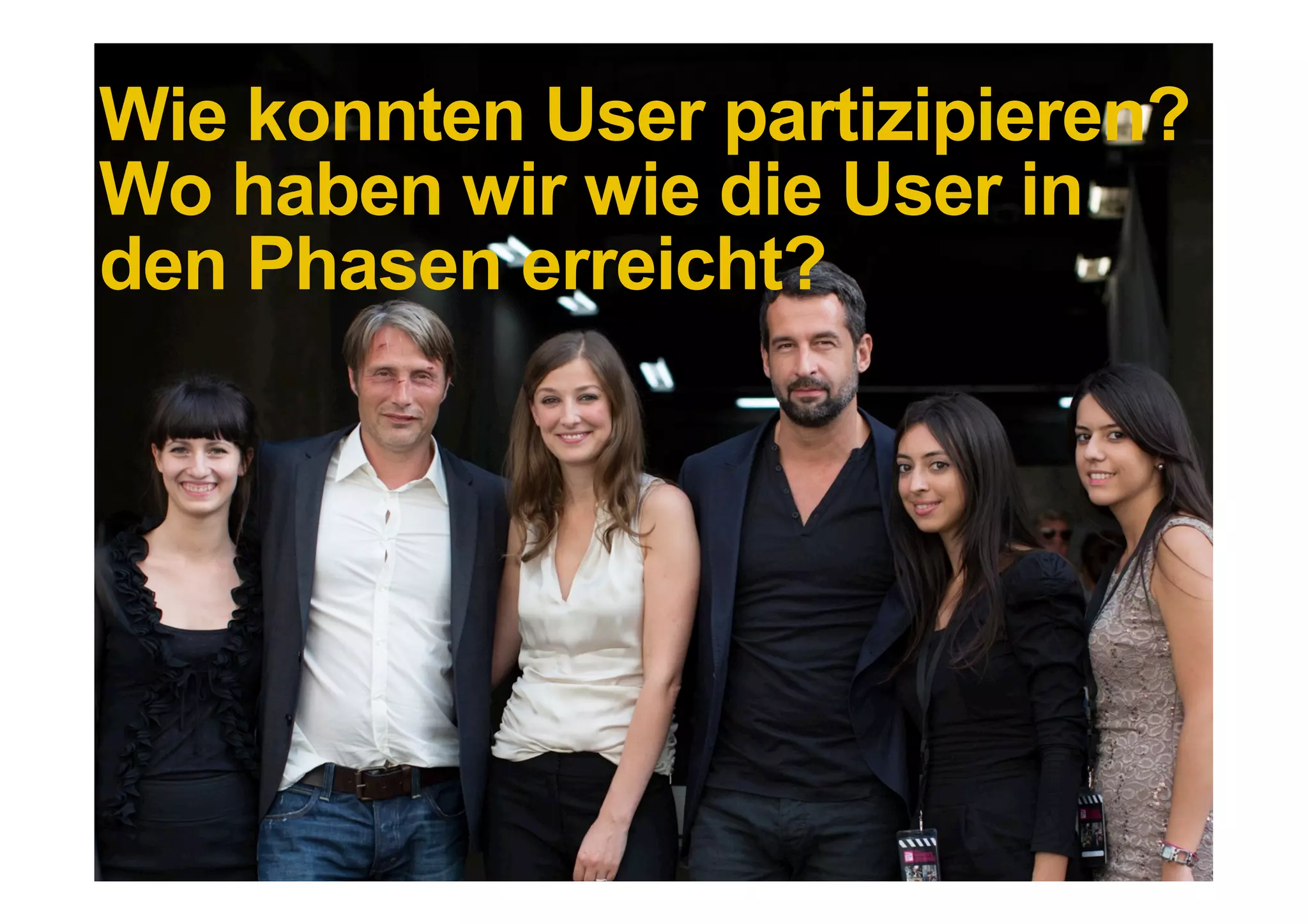 Wie konnten User partizipieren?
Wo haben wir wie die User in
den Phasen erreicht?




 18 DDB Tribal für Kundenname
 