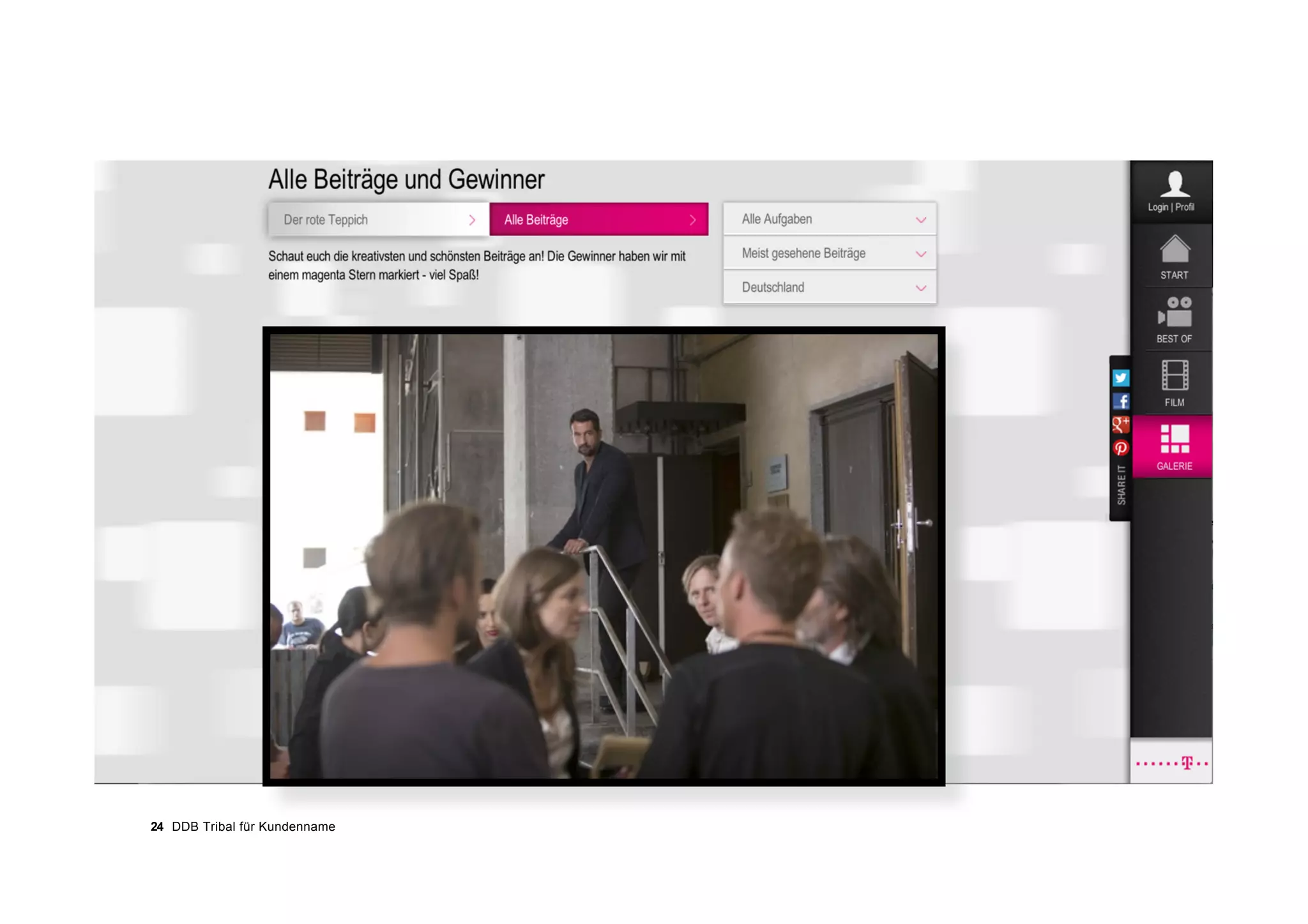 24 DDB Tribal für Kundenname
 
