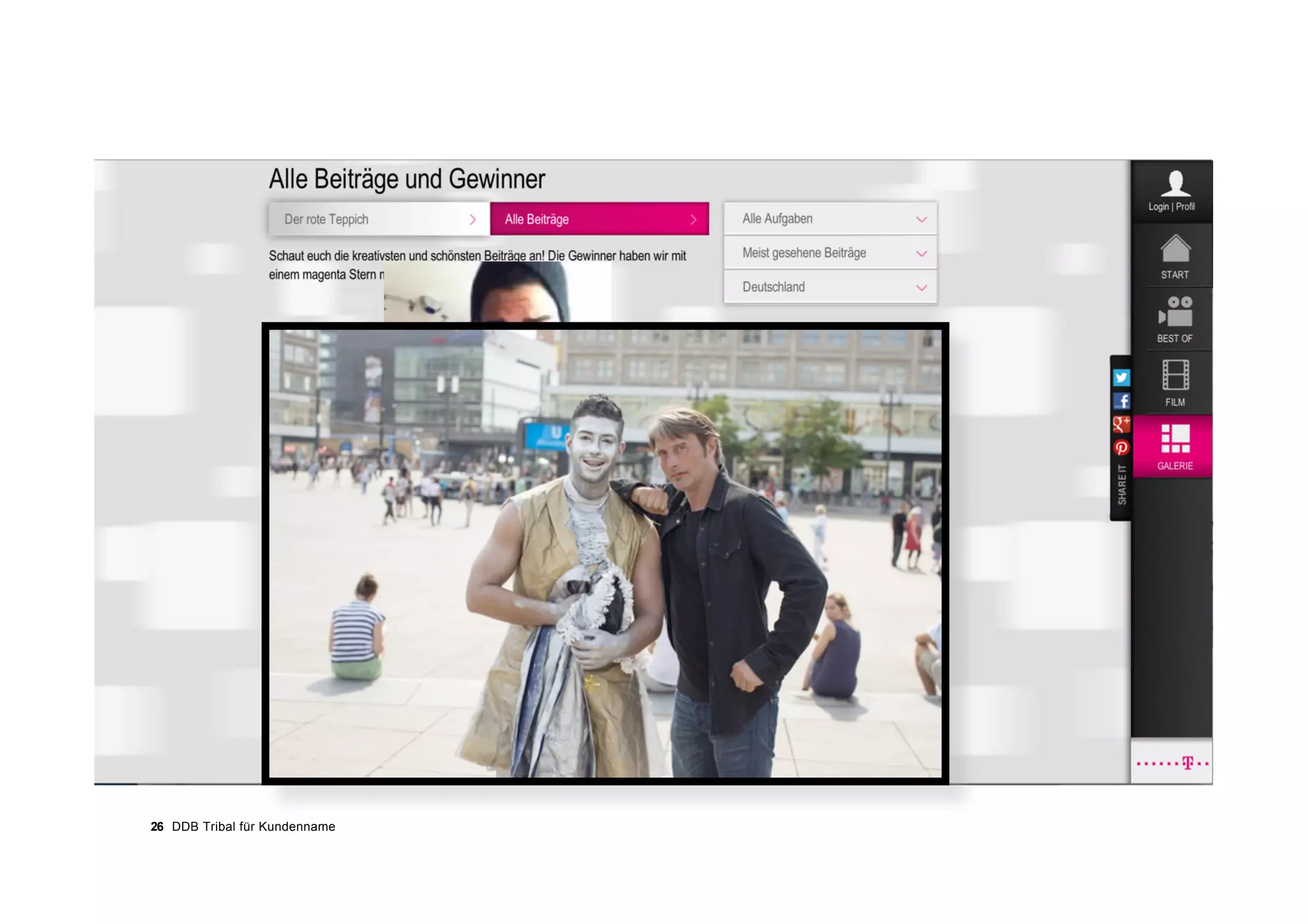 26 DDB Tribal für Kundenname
 