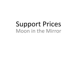 Support Prices
Moon in the Mirror
 