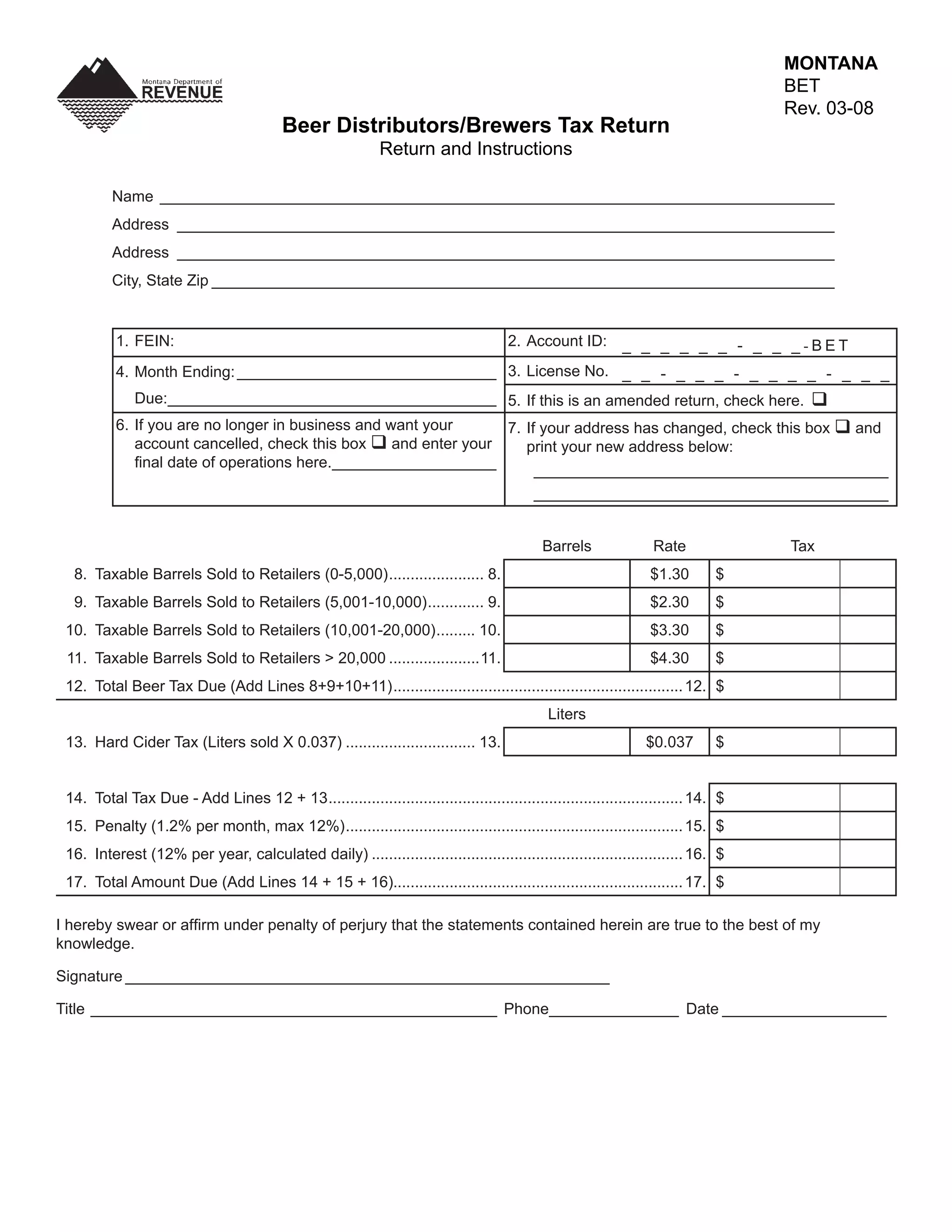 gov revenue formsandresources forms BET_rev_03-08