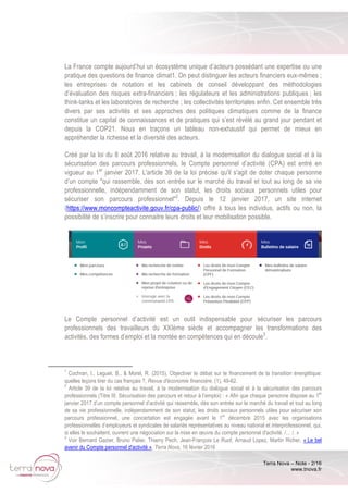 Terra Nova – Note - 2/16
www.tnova.fr
La France compte aujourd’hui un écosystème unique d’acteurs possédant une expertise ...