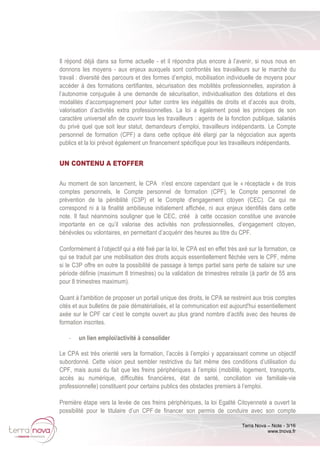 Terra Nova – Note - 3/16
www.tnova.fr
Il répond déjà dans sa forme actuelle - et il répondra plus encore à l’avenir, si no...