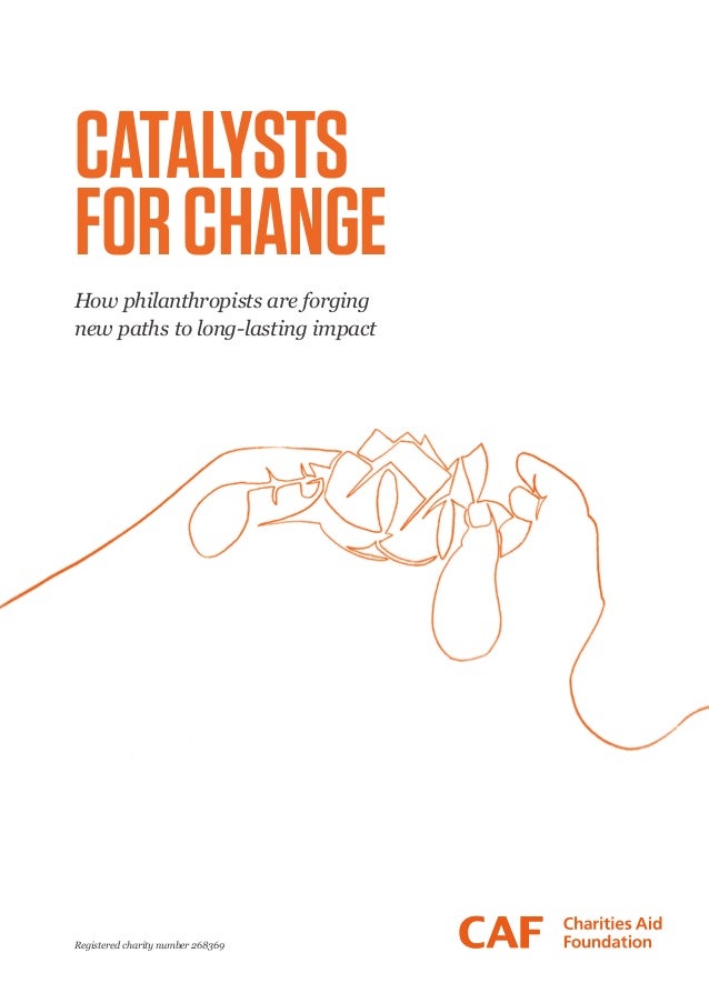 Catalysts for change How philanthropists are new paths to lo…
