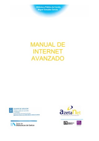 MANUAL DE 
INTERNET 
AVANZADO 
 