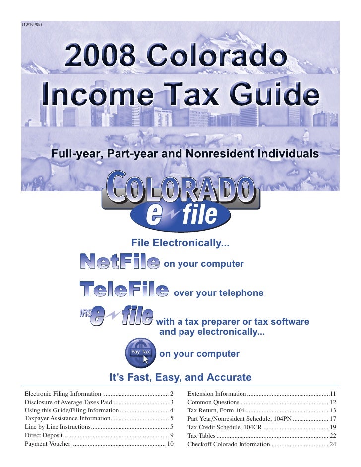 colorado gov cms forms dor tax cy104 instructions for colorado form 104