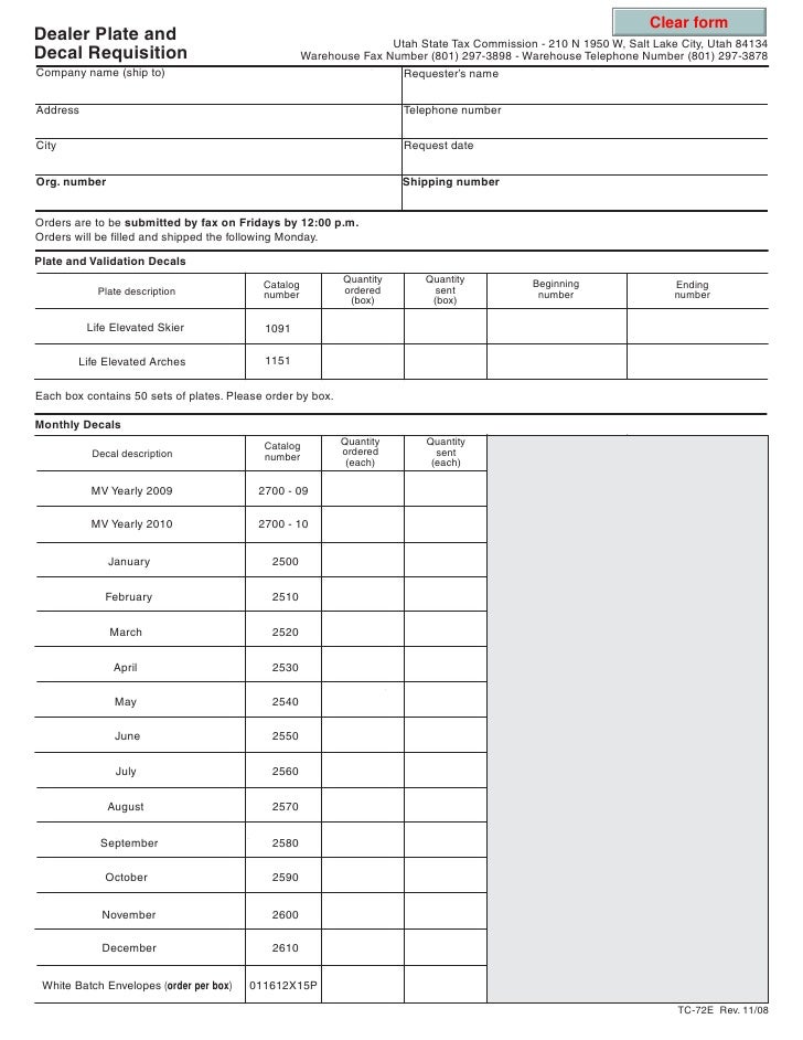tax utah gov forms current tc tc 72e 1091 tax form