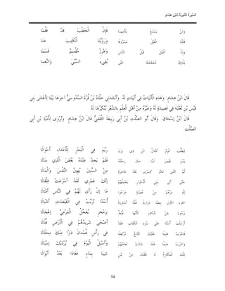 ‫ﺴ ﺮة ﻨﺒﻮﯾﺔ ﻟ ﻦ ھﺸ م‬
                                                                                                                                                                   ‫اﻟ ﱢﯿ َ ُ اﻟ ﱠ َ ِﱠ ُ ِﺎﺑْ ِ ِ َﺎ ٍ‬


         ‫ﻓﹶ ﹸﻤ‪‬ﺎ‬
            ‫ﻘ‬              ‫ﻗﹶﺪ‪‬‬               ‫ﺍﻟﹾﺨ‪‬ﻄﹾﺐ‪‬‬                    ‫ﻥ‬
                                                                           ‫ﻓﹶﺈﹺ ﱠ‬        ‫ﺑﹺﻠﹶﺄﹾﻣ‪‬ﻬﹺﻤ‪‬ﺎ‬                                  ‫ﻳ‪‬ﺴ‪‬ﻤ‪‬ﻊ‪‬‬                                         ‫ﻭ‪‬ﻣ‪‬ﻦ‪‬‬

         ‫ﺩ‪‬ﻣ‪‬ﺎ‬                    ‫ﺍﻟﹾﻜﹶﺜ‪‬ﻴﺐ‪‬‬                          ‫ﻭ‪‬ﺭ‪ ‬ﻳ‪‬ﻨ‪‬ﺎ‬
                                                                           ‫ﻭ‬             ‫ﻣ‪‬ﺴ‪ ‬ﻭﻗﹰﺎ‬
                                                                                             ‫ﺮ‬                                           ‫ﺍﻟﹾﻘﹶﻴ‪‬ﻞﹶ‬                                       ‫ﻗﹶﺘ‪‬ﻠﹾﻨ‪‬ﺎ‬

         ‫ﻗﹶﺴ‪‬ﻤ‪‬ﺎ‬                       ‫ﻣ ﻢ‬
                                       ‫‪‬ﻘﹾﺴِ ‪‬‬                         ‫ﺯ‬
                                                                       ‫ﻭ‪‬ﻫ‪‬ﺮﹺ ‪‬‬          ‫ﺍﻟ‪‬ﺎﺱﹺ‬
                                                                                            ‫ﻨ‬                             ‫ﻞ‬
                                                                                                                          ‫ﻗﹶﻴ‪ ‬ﹸ‬                       ‫ﺍﻟﹾﻘﹶﻴ‪‬ﻞﹶ‬                         ‫ﻥ‬
                                                                                                                                                                                         ‫ﻭ‪‬ﺇﹺ ﱠ‬

         ‫ﻭ‪‬ﺍﻟ‪‬ﻌﻤﺎ‬
            ‫ﻨ‬                           ‫ﺍﻟ ‪‬ﺒ‪‬ﻲ‪‬‬
                                            ‫ﺴ‬                           ‫‪‬ﻔ‪‬ﻲﺀَ‬
                                                                             ‫ﻳ‬           ‫ﺣ‪‬ﻰ‬
                                                                                          ‫ﺘ‬                                        ‫‪‬ﺸ‪‬ﻌ‪‬ﺸ‪‬ﻌ‪‬ﺎ‬
                                                                                                                                            ‫ﻣ‬                                          ‫ﺬﻕ‬
                                                                                                                                                                                       ‫ﻳ‪ ‬ﹸﻭ ‪‬‬




‫ﻗﹶﺎﻝﹶ ﺍﺑ‪  ‬ﻫ‪‬ﺸ‪‬ﺎﻡﹴ: ﻭ‪‬ﻫ‪‬ﺬ‪‬ﻩ‪ ‬ﺍﻟﹾﺄﹶﺑ‪‬ﻴ‪‬ﺎ ‪ ‬ﻓ‪‬ﻲ ﺃﹶﺑ‪‬ﻴ‪‬ﺎﺕ‪ ‬ﻟﹶ ‪ .‬ﻭ‪‬ﺃﹶﻧ‪‬ﺸ‪‬ﺪ‪‬ﻧﹺﻲ ﺧ‪‬ﱠﺎ ‪ ‬ﺑ‪  ‬ﹸ ‪‬ﺓﹶ ﺍﻟ ‪ ‬ﻭﺳ‪  ‬ﺁﺧ‪‬ﺮ‪‬ﻫ‪‬ﺎ ﺑ‪‬ﻴ‪‬ﺘ‪‬ﺎ ﻟ‪‬ﺄﹶﻋ‪‬ﺸ‪‬ﻰ ﺑ‪‬ﻨﹺﻲ‬
                                 ‫ﻠ ﺩ ﻦ ﻗﺮ ﺴﺪ ﻲ‬                                ‫ﻪ‬                  ‫ﺕ‬                              ‫ﻦ‬
                                                              ‫ﻗﹶﻴ‪‬ﺲﹺ ﺑ‪‬ﻦﹺ ﺛﹶﻌ‪‬ﻠﹶﺒ‪‬ﺔﹶ ﻓ‪‬ﻲ ﻗﹶﺼ‪‬ﻴﺪ‪‬ﺓ‪ ‬ﻟﹶ ‪ ‬ﻭ‪‬ﻏﹶﻴ‪   ‬ﻣ‪‬ﻦ‪ ‬ﺃﹶﻫ‪‬ﻞﹺ ﺍﻟﹾﻌ‪‬ﻠﹾﻢﹺ ﺑﹺﺎﻟ ‪‬ﻌ‪‬ﺮﹺ ‪‬ﻨ‪‬ﻜ‪ ‬ﻫ‪‬ﺎ ﻟﹶ ‪.‬‬
                                                               ‫ﺸ ﻳ ﺮ ﻪ‬                                          ‫ﻪ ﺮﻩ‬
‫ﻗﹶﺎﻝﹶ ﺍﺑ‪  ‬ﺇﺳ‪‬ﺤ‪‬ﺎﻕ‪ :‬ﻭ‪‬ﻗﹶﺎﻝﹶ ﺃﹶ‪‬ﻮ ﺍﻟ ‪‬ﻠﹾﺖ‪ ‬ﺑ‪  ‬ﺃﹶﺑﹺﻲ ﺭ‪‬ﺑﹺﻴﻌ‪‬ﺔﹶ ﺍﻟﱠﻘﹶﻔ‪  ‬ﻗﹶﺎﻝﹶ ﺍﺑ‪  ‬ﻫ‪‬ﺸ‪‬ﺎﻡﹴ: ﻭ‪‬ﺮ‪‬ﻭ‪‬ﻯ ﻟ‪‬ﹸﻣ‪‬ﺔ‪ ‬ﺑ‪‬ﻦﹺ ﺃﹶﺑﹺﻲ‬
             ‫ﺄﻴ‬          ‫ﺗ‬            ‫ﻦ‬           ‫ﺜ ﻲ‬                       ‫ﺑ ﺼ ﻦ‬                                ‫ﻦ‬
                                                                                                                                                                                              ‫ﺍﻟ ‪‬ﻠﹾﺖ‪:‬‬
                                                                                                                                                                                                   ‫ﺼ‬
                                                                                                                                                                                                     ‫:‬
         ‫ﺃﹶﺣ‪‬ﻮ‪‬ﺍﻟﹶﺎ‬     ‫ﻟ‪‬ﻠﹾﺄﻋ‪‬ﺪ‪‬ﺍﺀِ‬
                               ‫ﹶ‬            ‫ﺍﻟﹾﺒ‪‬ﺤ‪‬ﺮﹺ‬           ‫ﻓ‪‬ﻲ‬       ‫ﺭ‪‬ﻢ‪‬‬
                                                                            ‫ﻳ‬            ‫ﻳ‪‬ﺰ‪‬ﻥﹶ‬           ‫ﺫ‪‬ﻱ‬              ‫ﺍﺑ‪‬ﻦﹺ‬          ‫ﺜﻝ‬
                                                                                                                                          ‫ﺃﹶﻣ‪‬ﹶﺎ ﹸ‬            ‫ﺍﻟﹾﻮﹺﺗ‪‬ﺮ‪‬‬              ‫ﻟ‪‬ﻴ‪‬ﻄﹾﹸﺐ‪‬‬
                                                                                                                                                                                       ‫ﻠ‬

         ‫ﻓﹶﻠﹶﻢ‪ ‬ﻳ‪‬ﺠﹺﺪ‪ ‬ﻋ‪‬ﻨ‪‬ﺪ‪  ‬ﺑ‪‬ﻌ‪‬ﺾ‪ ‬ﺍﱠﺬ‪‬ﻱ ﺳ‪‬ﺎﻟﹶﺎ‬
                   ‫ﻟ‬         ‫ﻩ‬                                                           ‫ﺘﻪ‬
                                                                                         ‫ﺭﹺﺣ‪‬ﻠﹶ‪ ‬‬                ‫ﺣ‪‬ﺎﻥﹶ‬                  ‫ﻟﹶ ‪‬ﺎ‬
                                                                                                                                          ‫ﻤ‬                   ‫ﻗﹶﻴ‪‬ﺼ‪‬ﺮ‪‬‬                   ‫ﻳ‪ ‬ﻢ‪‬‬
                                                                                                                                                                                           ‫ﻤ‬

         ‫ﻭ‪‬ﺍﻟﹾﻤ‪‬ﺎﻟﹶﺎ‬    ‫ﺍﻟ‪‬ﻔﹾﺲ‪‬‬
                            ‫ﻨ‬            ‫ﻳﲔ‬
                                         ‫‪‬ﻬﹺ ‪‬‬             ‫ﺍﻟ ‪‬ﻨﹺﲔ‪‬‬
                                                               ‫ﺴ‬            ‫ﻣ‪‬ﻦ‪‬‬         ‫ﻋ‪‬ﺎﺷ‪‬ﺮ‪‬ﺓ‪‬‬           ‫ﺑ‪‬ﻌ‪‬ﺪ‪‬‬           ‫ﻛ‪‬ﺴ‪‬ﺮ‪‬ﻯ‬                ‫ﻧ‪‬ﺤ‪‬ﻮ‪‬‬               ‫ﺍﻧ‪‬ﺜﹶﻨ‪‬ﻰ‬           ‫ﺛﻢ‬
                                                                                                                                                                                             ‫ﹸ‪‬‬

         ‫ﺇ‪‬ﻚ‪ ‬ﻋ‪‬ﻤ‪‬ﺮﹺﻱ ﻟﹶﻘﹶﺪ‪ ‬ﺃﹶﺳ‪‬ﺮ‪‬ﻋ‪‬ﺖ‪ ‬ﻗ‪‬ﻠﹾﻘﹶﺎﻟﹶﺎ‬
                                                ‫ﻧ‬                                        ‫ﻳ‪‬ﺤ‪‬ﻤ‪‬ﹸ ‪‬ﻢ‪‬‬
                                                                                           ‫ﻠﻬ‬                      ‫ﺍﻟﹾﺄﹶﺣ‪‬ﺮ‪‬ﺍﺭﹺ‬              ‫ﺑﹺﺒ‪‬ﻨﹺﻲ‬                ‫ﺃﹶﺗ‪‬ﻰ‬               ‫ﺣ‪‬ﻰ‬
                                                                                                                                                                                         ‫ﺘ‬

         ‫ﻣ‪‬ﺎ ﺇﻥﹾ ﺭ‪‬ﺃﹶﻯ ﻟﹶ ‪‬ﻢ‪ ‬ﻓ‪‬ﻲ ﺍﻟ‪‬ﺎﺱﹺ ﺃﹶﻣ‪‬ﺜﹶﺎﻟﹶﺎ‬
                       ‫ﻨ‬         ‫ﻬ‬                                                       ‫ﺧ‪‬ﺮ‪ ‬ﻮﺍ‬
                                                                                           ‫ﺟ‬                       ‫‪‬ﺼ‪‬ﺒ‪‬ﺔ‪‬‬
                                                                                                                         ‫ﻋ‬                  ‫ﻣ‪‬ﻦ‪‬‬                   ‫ﺩ‪  ‬ﻢ‪‬‬
                                                                                                                                                                     ‫ﺭﻫ‬                     ‫ﻟ‪‬ﱠﻪ‪‬‬
                                                                                                                                                                                              ‫ﻠ‬

         ‫ﹸﺳ‪‬ﺪ‪‬ﺍ ‪‬ﺮ‪  ‬ﻓ‪‬ﻲ ﺍﻟﹾﻐ‪‬ﻴ‪‬ﻀ‪‬ﺎﺕ‪ ‬ﺃﹶﺷ‪‬ﺒ‪‬ﺎﻟﹶﺎ‬
                                     ‫ﺗ ﺑﺐ‬        ‫ﺃ‬                                       ‫ﺃﹶﺳ‪‬ﺎﻭﹺﺭ‪‬ﺓﹰ‬         ‫ﹸﻠﹾﺒ‪‬ﺎ‬
                                                                                                                  ‫ﻏ‬          ‫ﻣ‪‬ﺮ‪‬ﺍﺭﺑﺔﹰ‬            ‫ﺑﹺﻴﻀ‪‬ﺎ‬            ‫ﺍﻷﻭﻝ‬                ‫ﺍﳉﺰﺀ‬

         ‫ﺇﻋ‪‬ﺠ‪‬ﺎﻟﹶﺎ‬        ‫ﻲ‬
                          ‫ﺍﻟﹾﻤ‪‬ﺮ‪‬ﻣ‪ ‬‬             ‫ﻳ ﺠﻞ‬
                                                  ‫‪‬ﻌ‪  ‬ﹸ‬             ‫ﺑﺰ‪‬ﻣ‪‬ﺨﺮﹴ‬           ‫ﻏﺒﻂ‬
                                                                                         ‫ﹸ‪ ‬ﹲ‬                ‫ﻛﹶﺄﹶ‪‬ﻬ‪‬ﺎ‬
                                                                                                                ‫ﻧ‬                     ‫‪ ‬ﻑ‪‬‬
                                                                                                                                        ‫ﺷﺪ‬                     ‫ﻋ‪‬ﻦ‪‬‬                   ‫ﻳ‪‬ﺮ‪ ‬ﻮﻥﹶ‬
                                                                                                                                                                                         ‫ﻣ‬

         ‫ﺃﹶﺿ‪‬ﺤ‪‬ﻰ ﺷ‪‬ﺮﹺﻳ ‪ ‬ﻢ‪ ‬ﻓ‪‬ﻲ ﺍﻟﹾﺄﹶﺭ‪‬ﺽﹺ ﹸﱠﺎﻟﹶﺎ‬
             ‫ﻓﻠ‬                 ‫ﺪﻫ‬                                                       ‫ﻓﹶﻘﹶﺪ‪‬‬          ‫ﺍﻟﹾﻜﻠﹶﺎﺏﹺ‬
                                                                                                              ‫‪‬‬               ‫‪‬ﻮﺩ‪‬‬
                                                                                                                                 ‫ﺳ‬           ‫ﻋ‪‬ﻠﹶﻰ‬             ‫ﹸﺳ‪‬ﺪ‪‬ﺍ‬
                                                                                                                                                                    ‫ﺃ‬                ‫ﺃﹶﺭ‪‬ﺳ‪‬ﻠﹾﺖ‪‬‬

         ‫ﻓ‪‬ﻲ ﺭ‪‬ﺃﹾﺱﹺ ﹸﻤ‪‬ﺪﺍﻥﹶ ﺩ‪‬ﺍﺭ‪‬ﺍ ﻣ‪‬ﻨ‪‬ﻚ‪ ‬ﻣ‪‬ﺤ‪‬ﻠﹶﺎﻟﹶﺎ‬
                                        ‫ﻏ‬                                                ‫‪‬ﺮ‪‬ﺗ‪‬ﻔ‪‬ﻘﹰﺎ‬
                                                                                                  ‫ﻣ‬              ‫ﺘﺝ‬
                                                                                                                 ‫ﺍﻟ‪‬ﺎ ‪‬‬               ‫ﻋ‪‬ﻠﹶﻴ‪‬ﻚ‪‬‬             ‫ﻫ‪‬ﻨﹺﻴﺌﹰﺎ‬                  ‫ﻓﹶﺎﺷ‪‬ﺮ‪‬ﺏ‪‬‬

         ‫ﺇﺳ‪‬ﺒ‪‬ﺎﻟﹶﺎ‬     ‫‪‬ﺮ‪‬ﺩ‪‬ﻳ‪‬ﻚ‪‬‬
                               ‫ﺑ‬         ‫ﻓ‪‬ﻲ‬            ‫ﺍﻟﹾﻴ‪‬ﻮ‪‬ﻡ‪‬‬     ‫ﻭ‪‬ﺃﹶﺳ‪‬ﺒﹺﻞﹾ‬         ‫ﻧ‪‬ﻌ‪‬ﺎﻣ‪ ‬ﻢ‪‬‬
                                                                                           ‫ﺘﻬ‬                     ‫ﺷ‪‬ﺎﻟﹶﺖ‪‬‬                ‫ﻓﹶﻘﹶﺪ‪‬‬            ‫ﻫ‪‬ﻨﹺﻴﺌﹰﺎ‬              ‫ﻭ‪‬ﺍﺷ‪‬ﺮ‪‬ﺏ‪‬‬

         ‫ﺃﹶﺑ‪‬ﻮ‪‬ﺍﻟﹶﺎ‬    ‫ﺪ‬
                       ‫ﺑ‪‬ﻌ‪ ‬‬          ‫ﻓﹶﻌ‪‬ﺎﺩ‪‬ﺍ‬           ‫ﺑﹺﻤ‪‬ﺎﺀٍ‬        ‫ﺷ‪‬ﻴﺒ‪‬ﺎ‬          ‫ﻟﹶﺒ‪ ‬ﻦﹴ‬          ‫ﻣ‪‬ﻦ‪‬‬            ‫ﻗﹶﻌ‪‬ﺒ‪‬ﺎﻥﹶ‬          ‫ﻟﹶﺎ‬            ‫ﻡ‬
                                                                                                                                                            ‫ﺍﻟﹾﻤ‪‬ﻜﹶﺎﺭﹺ ‪‬‬                 ‫ﺗ‪‬ﻠﹾﻚ‪‬‬



                                                                                    ‫45‬
 