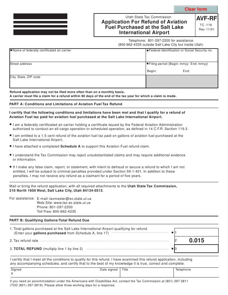 tax.utah.gov forms current tc tc119
