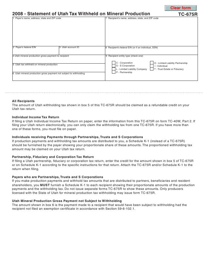 tax.utah.gov forms current tc tc675r