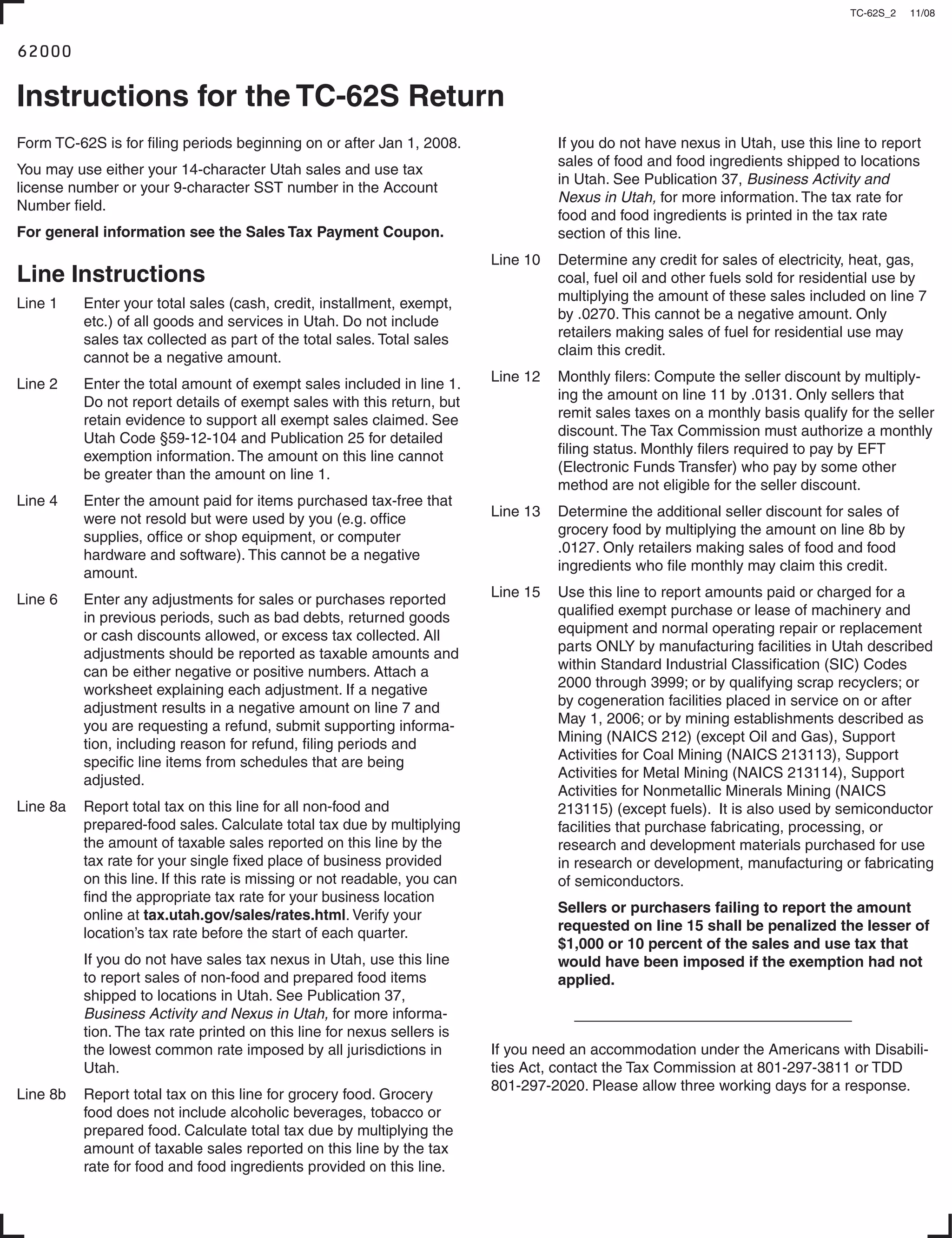 tax.utah.gov forms current tc tc-62s-print | PDF