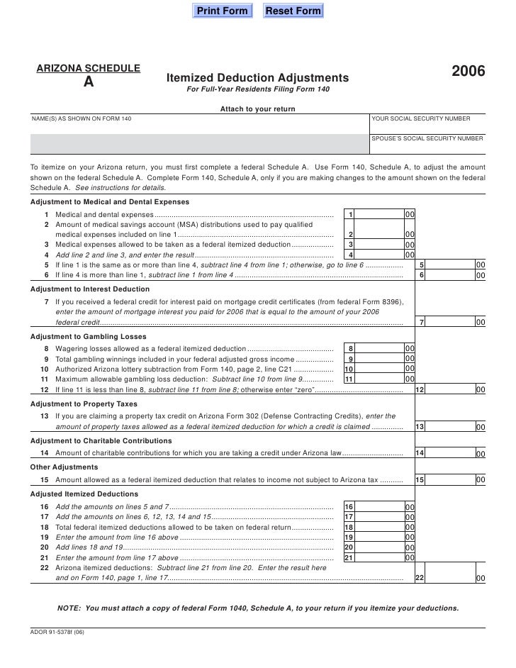 azdor gov forms 140 scheda_f arizona tax form 140