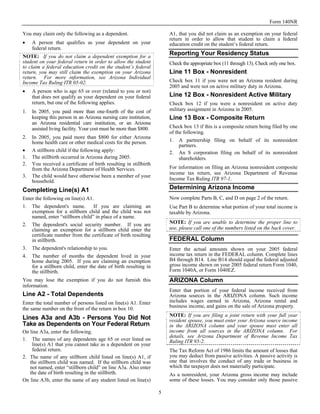 azdor.gov Forms 140NR%20instructions_sv