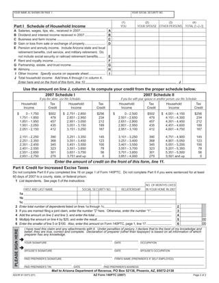 azdor.gov Forms 140PTC_F