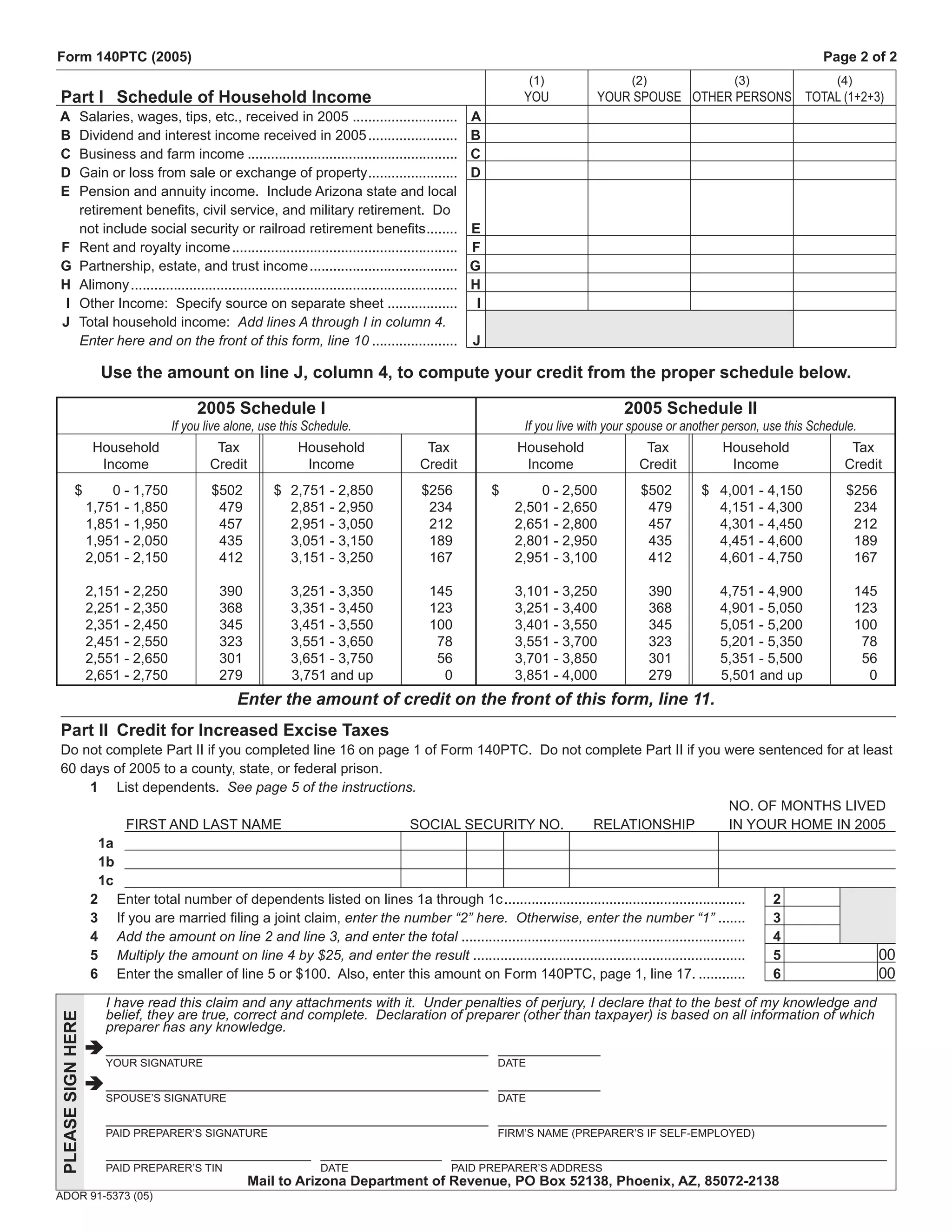 azdor.gov Forms 140PTC_sv