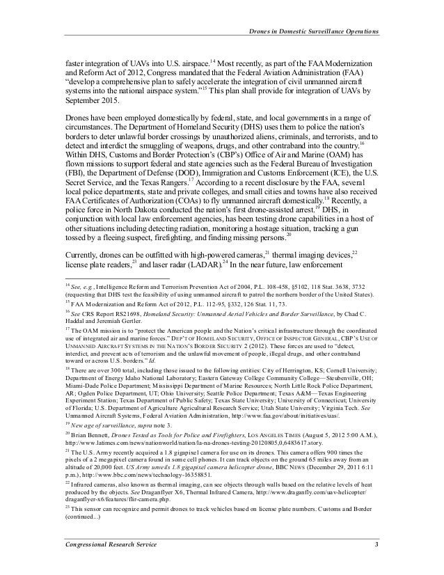CRS R42701 Drones in Domestic Surveillance Operations Fourth Amendme…