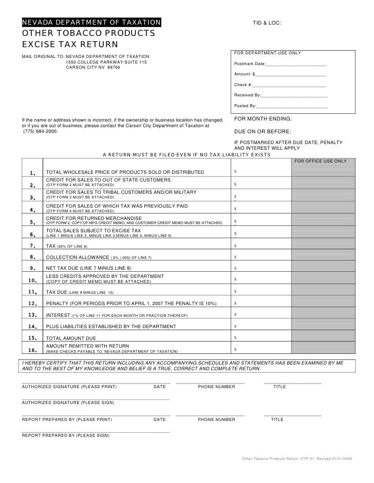 Tax State Nv Us Documents Otp 20return 20eff 20march 202008