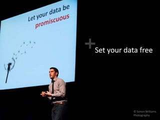 © Simon Williams
Photography
Set your data free
 