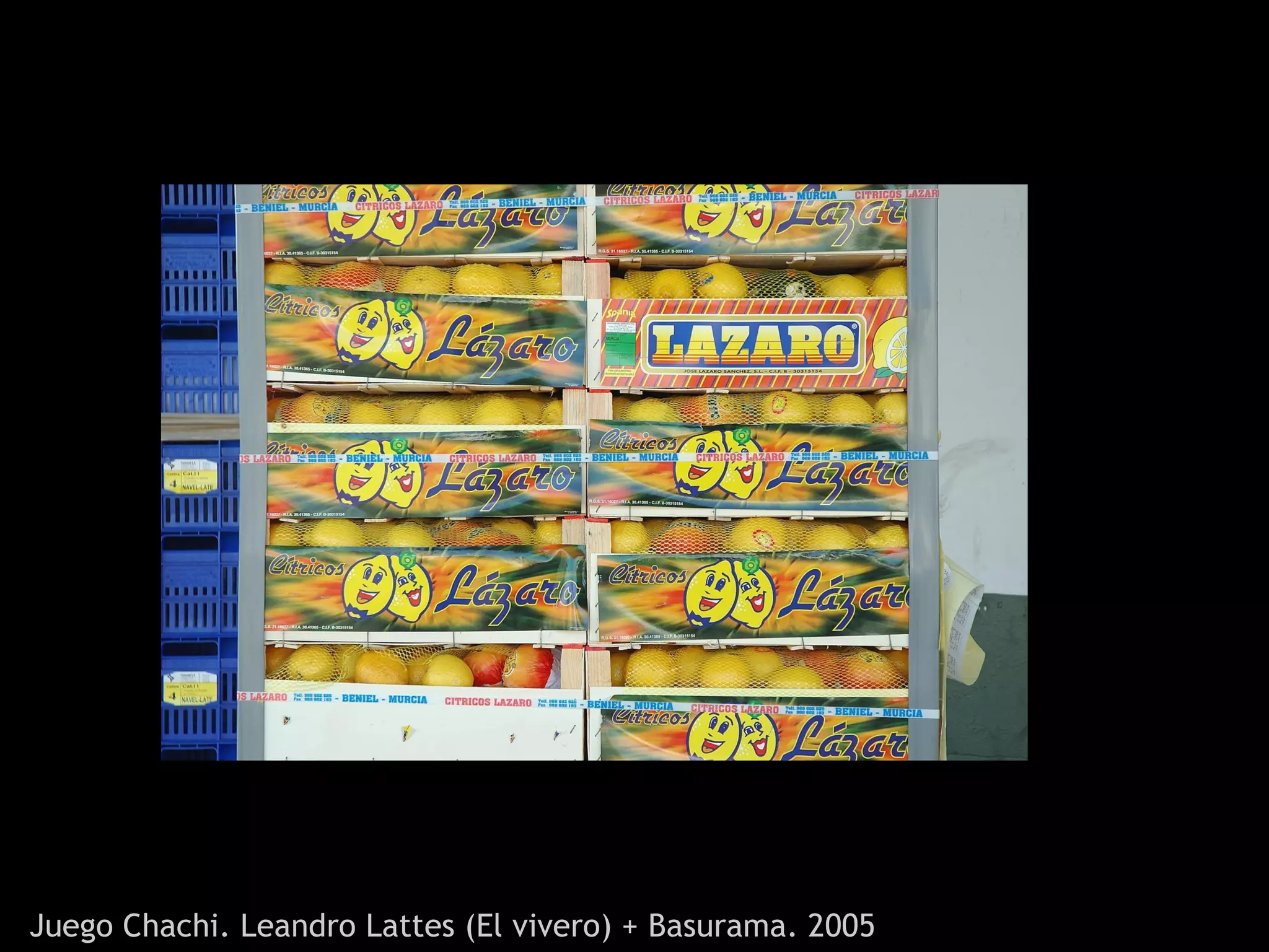 Juego Chachi. Leandro Lattes (El vivero) + Basurama. 2005
 