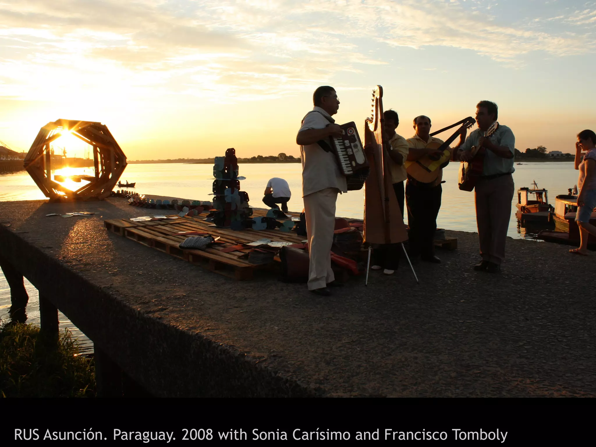 RUS Asunción. Paraguay. 2008 with Sonia Carísimo and Francisco Tomboly
 