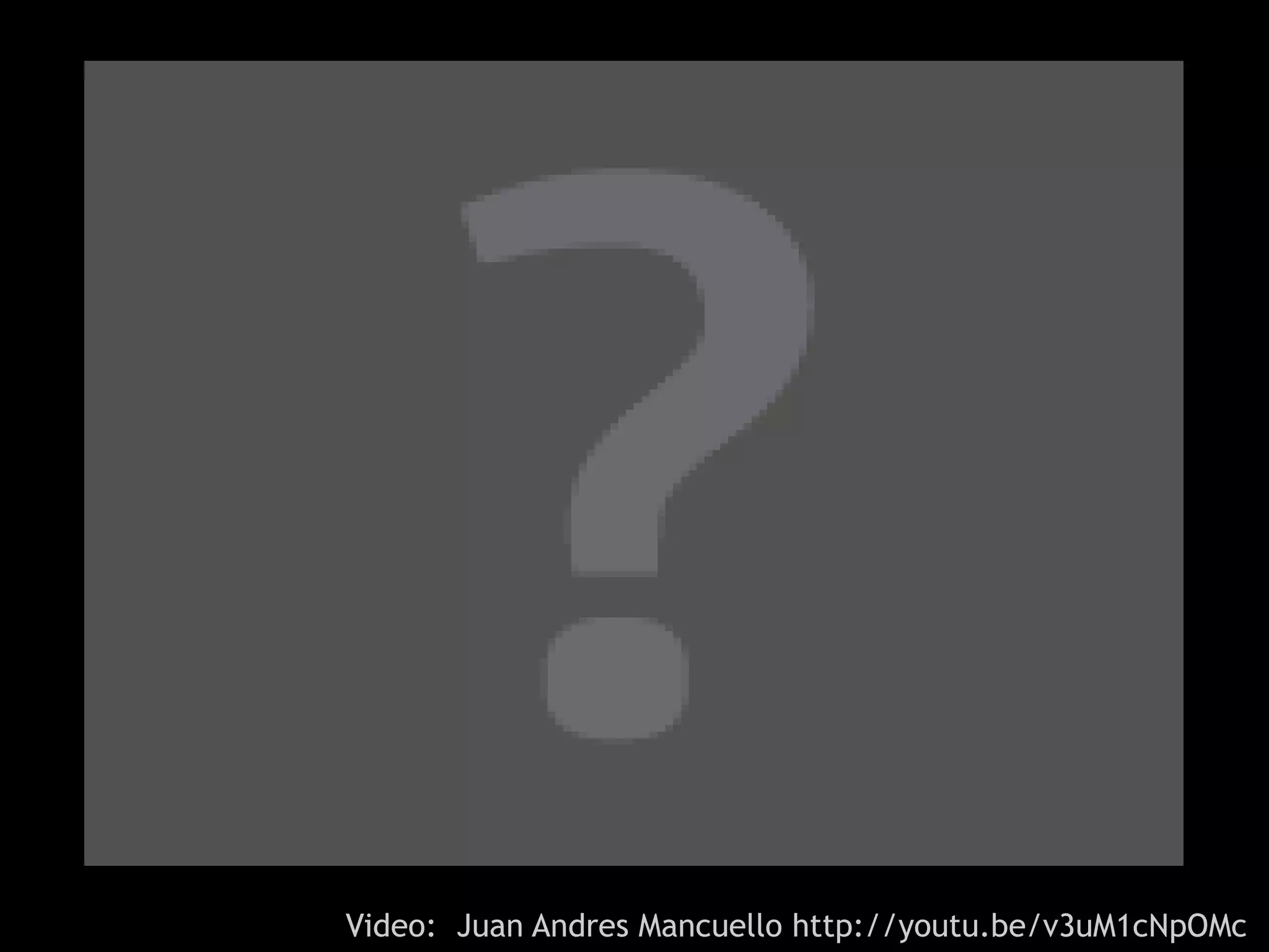 Video: Juan Andres Mancuello http://youtu.be/v3uM1cNpOMc
 