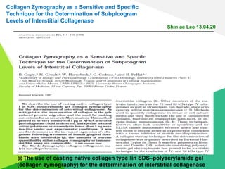 Collagen Zymography as a Sensitive and Specific
Technique for the Determination of Subpicogram
Levels of Interstitial Coll...