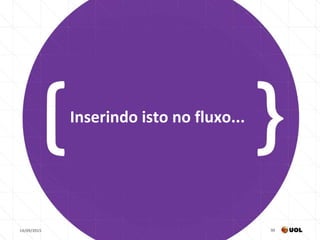 14/09/2015 30
Inserindo isto no fluxo...
 
