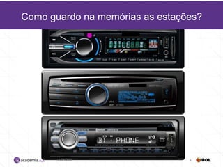 14/09/2015 8
Como guardo na memórias as estações?
 