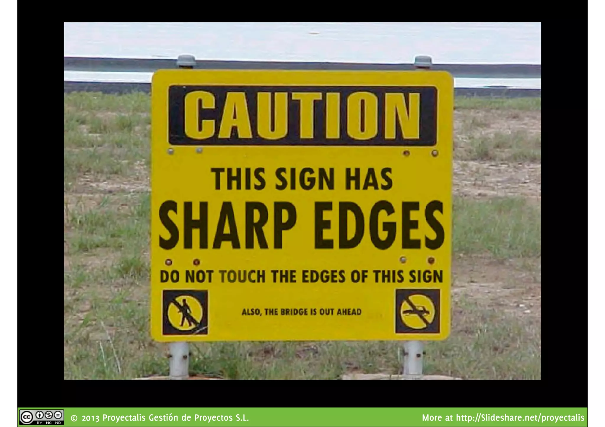 © 2013 Proyectalis Gestión de Proyectos S.L. More at http://Slideshare.net/proyectalis
 