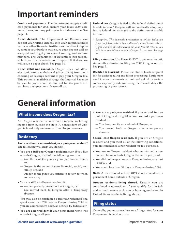egov oregon gov dor pertax 101 043 06 oregon form 40 v