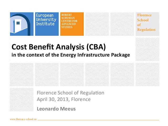 Webinar On Cost Benefit Analysis In The Context Of The Energy Infrast