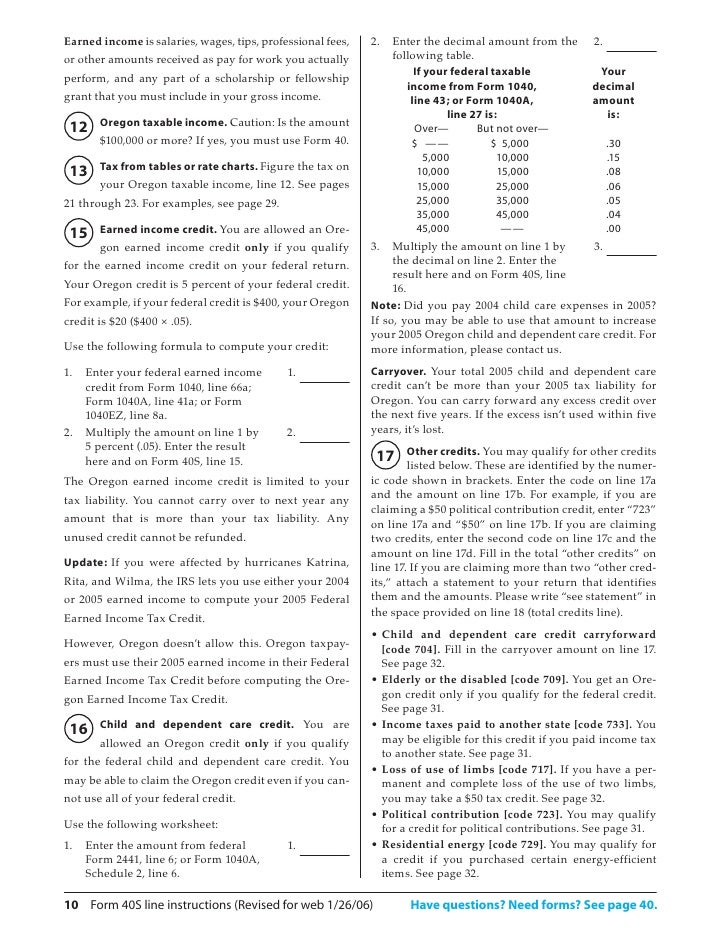 egov oregon gov dor pertax 101 043 05 oregon form 40 v