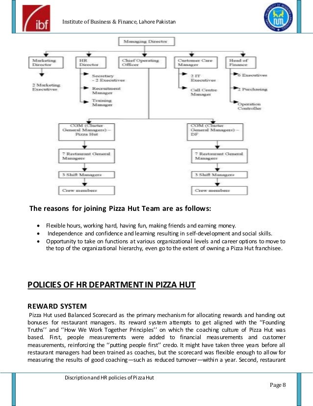 Domino S Pizza Organizational Chart In Malaysia
