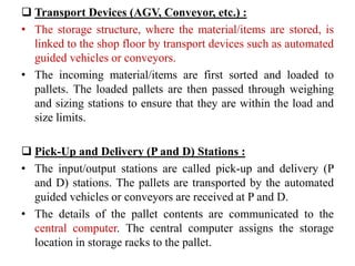 AUTOMATED STORAGE AND RETRIEVAL SYSTEM | PPTX