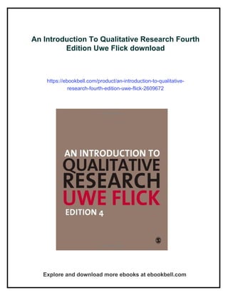 An Introduction To Qualitative Research Fourth Edition Uwe Flick | PDF