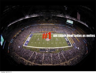 #1 um super bowl todas as noites
Tuesday, April 23, 13
 