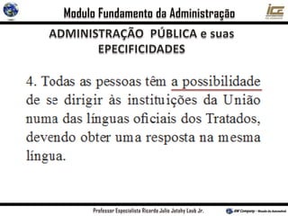 Fundamentos da Administração