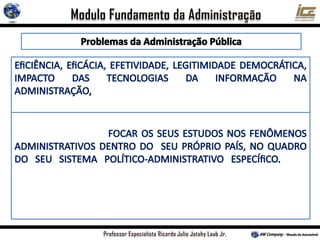 Fundamentos da Administração