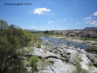 Puente Congosto 13:45 h
 