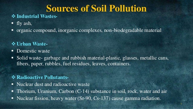 Soil Pollution