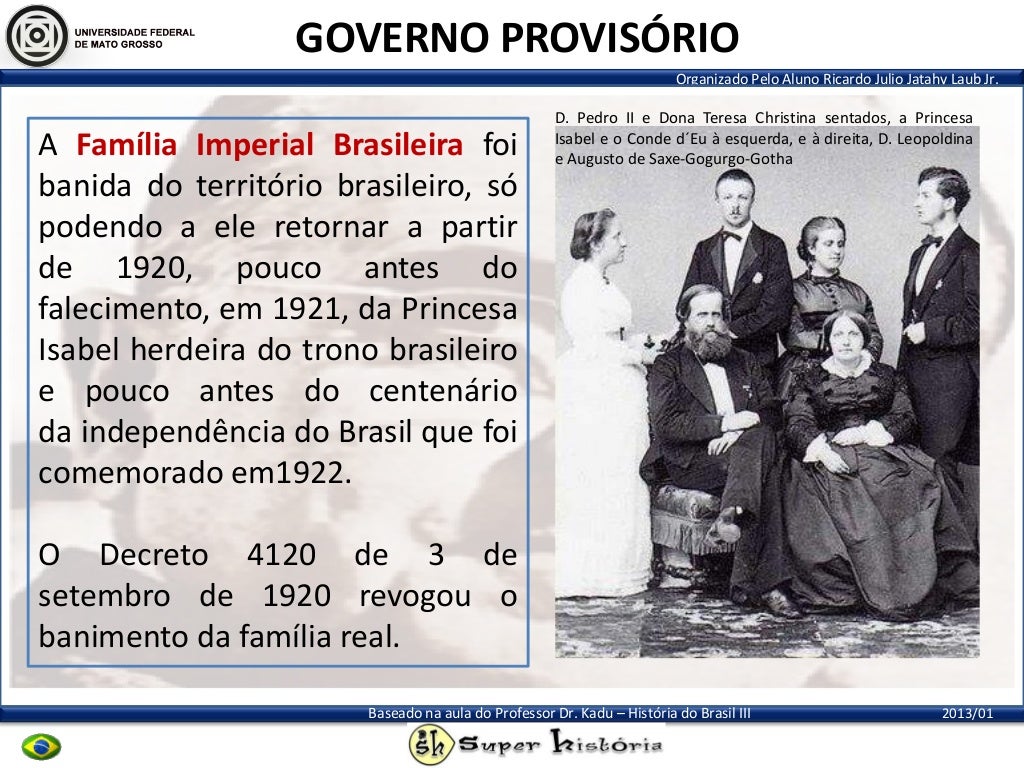 Presidentes do Brasil - Republica Velha - 1889 - 1930